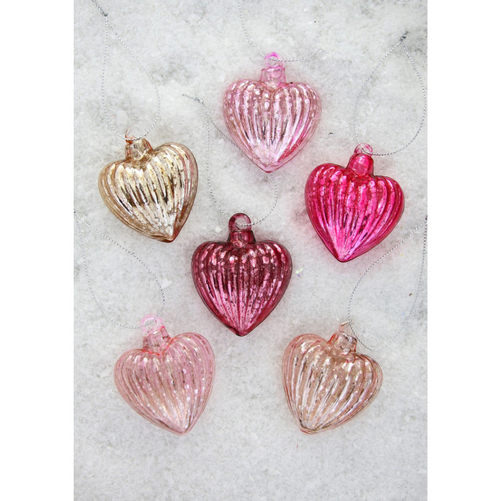 Easter and spring felt heart ornaments — The Ornament Boutique