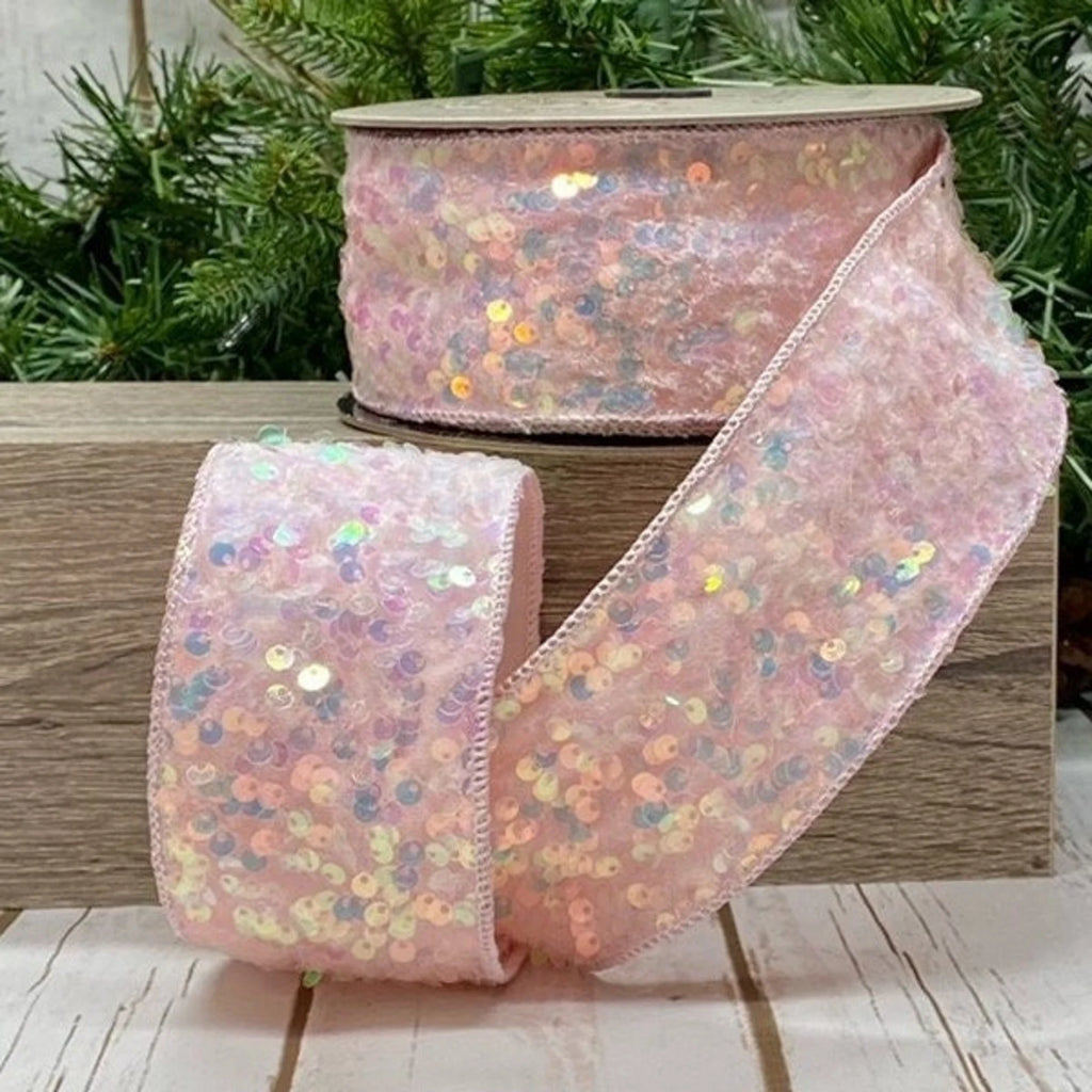 Hot Pink Chunky Glitter Ribbon – Peace of Mind Designs
