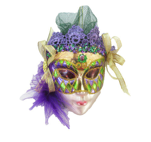 Mardi Gras 2 mask decoration, Mardi Gras PGG mask Ornament, Mardi Gras